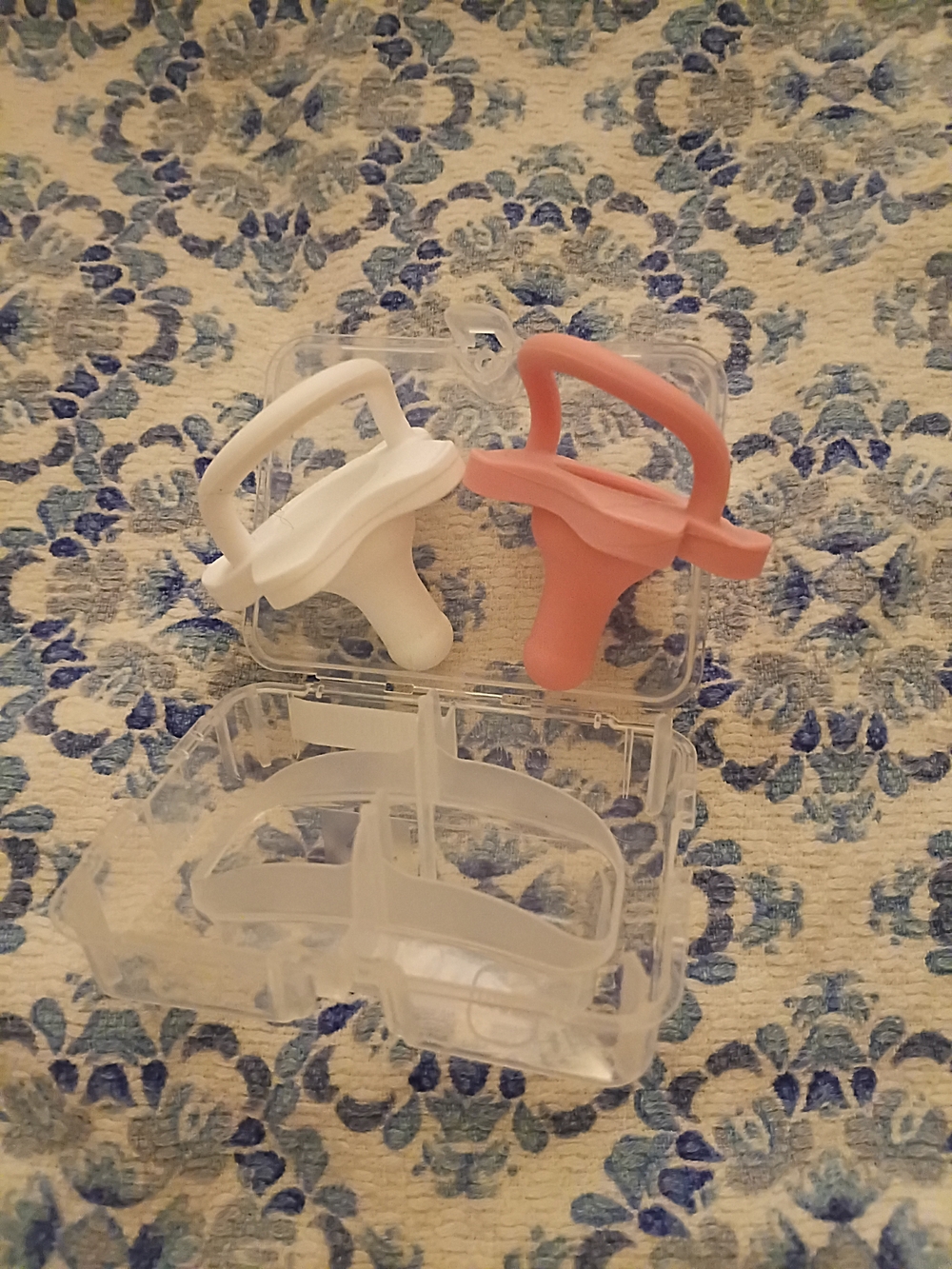Pink & White Pacifier Set - Picture 3 of 3